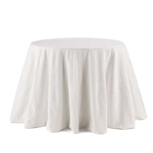 A view of Caterina White Full tablecloth