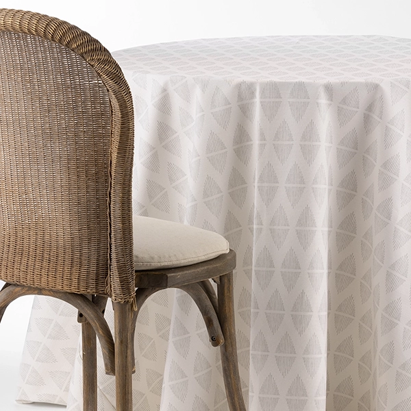 Classic Diem Grey Table Linen from Reverie Social.