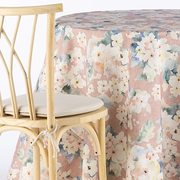 Evelyn Rose Floral Table Linen Crop Table