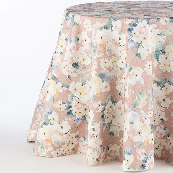 Evelyn Rose Floral Tablecloth Crop Table