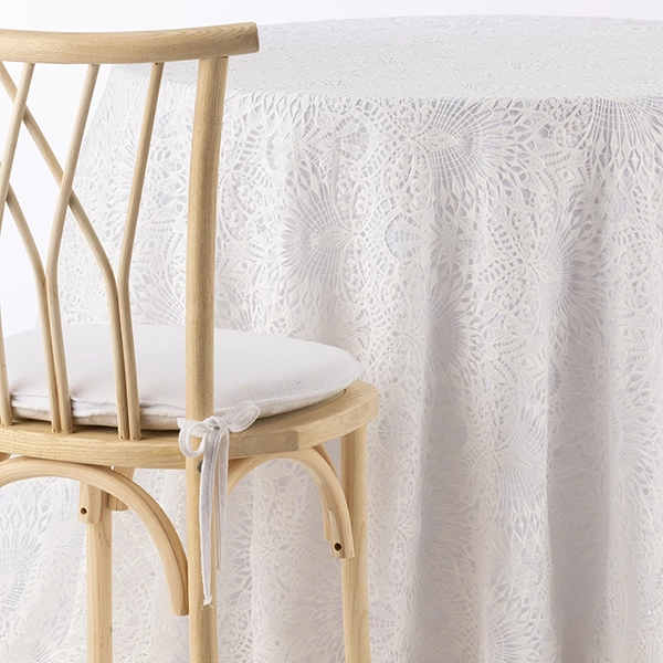 Sophia White Lace Vintage Table Linen.