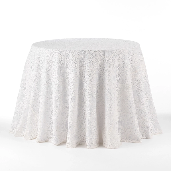 View of Sophia Lace Full Table linen