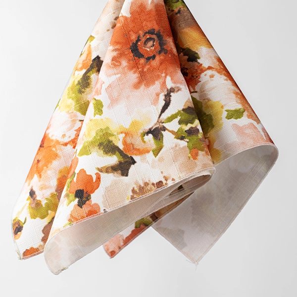 An elegant Layla Floral Napkin, perfect for event linen rental.