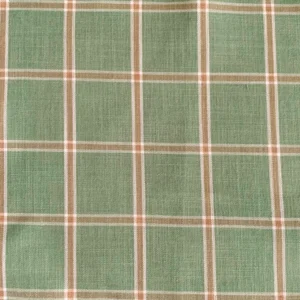 Rustic Moss Plaid Table Runner
