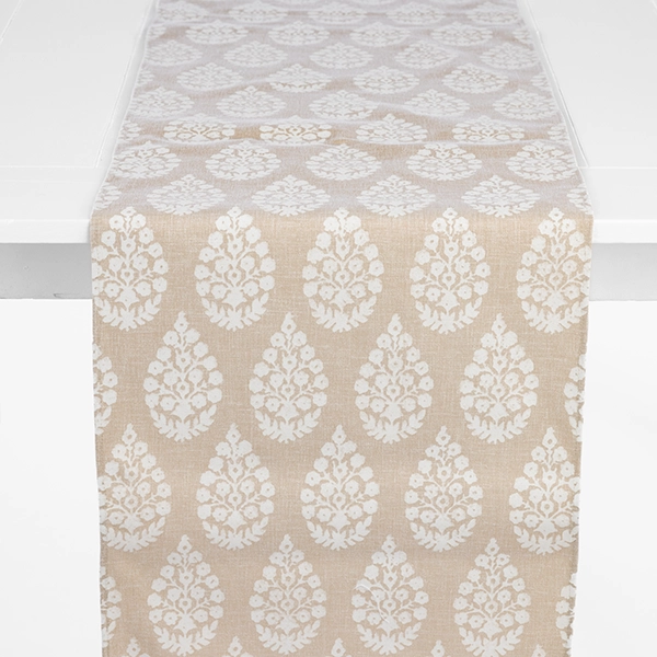 Maisie Zinc Rustic Tablecloth & Napkin Rentals - Reverie Social